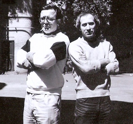 С Евгением Блажеевским, 1984-й год