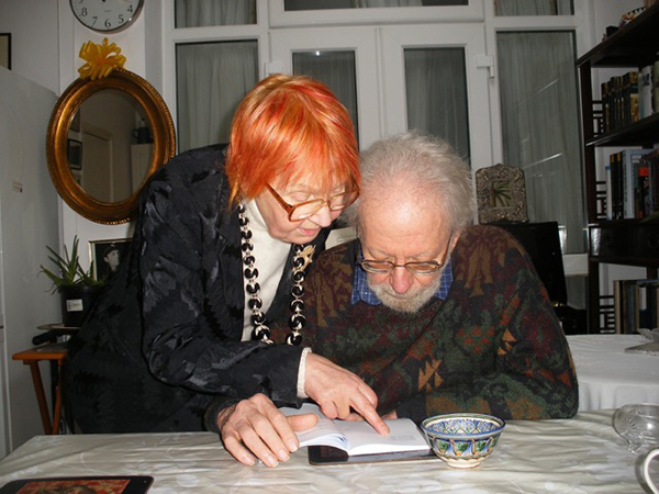Валентина Полухина с мужем Даниэлем Уайсборт, профессором и переводчиком многих русских поэтов, включая Бродского