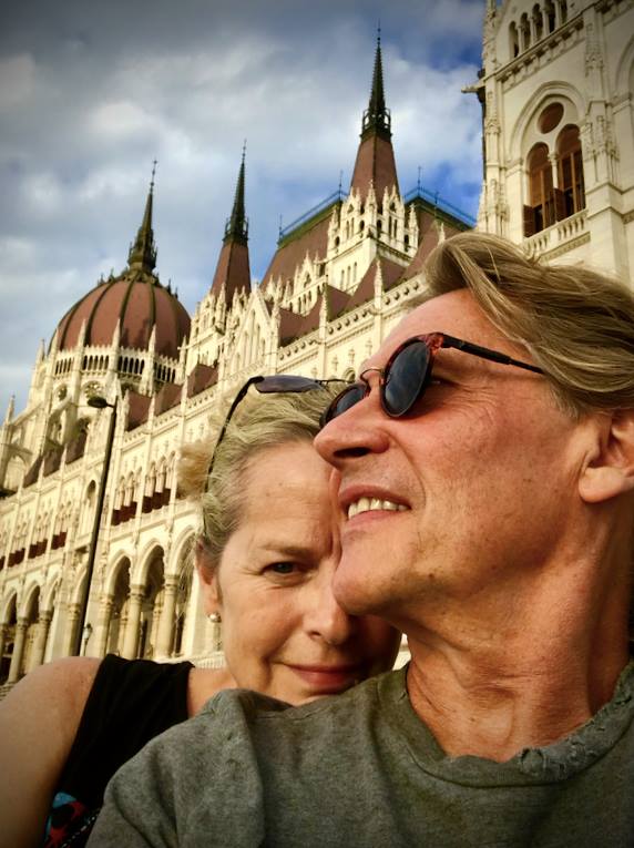 Валерий Бочков с женой Элизабет Дэвис, Будапешт, 2019