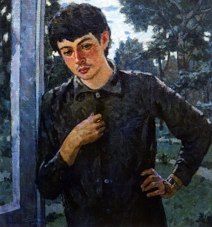 Художник Иван Михайлович Новосельцев. Портрет Романа Арбитмана, 1977