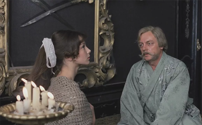 Кирилл Лавров в роли графа Корнеева, фильм "Мой ласковый и нежный зверь", 1979