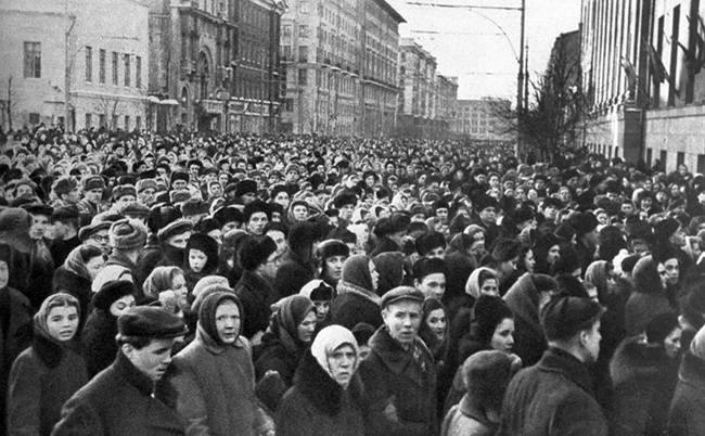 Похороны Иосифа Сталина. Москва, 9 марта 1953 года