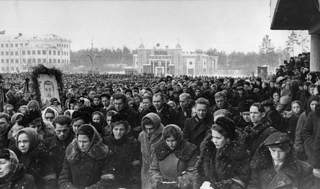 Похороны Иосифа Сталина. Москва, 9 марта 1953 года