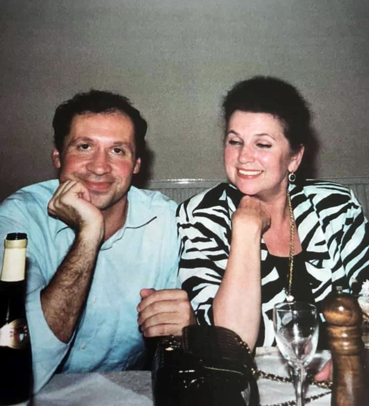 Борис Блох с Галиной Вишневской, 1991 год