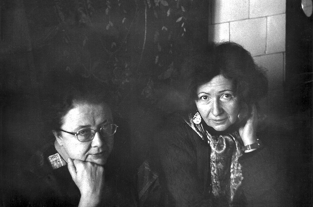 Мария Васильевна Розанова с Натальей Рапопорт, январь 1989 года