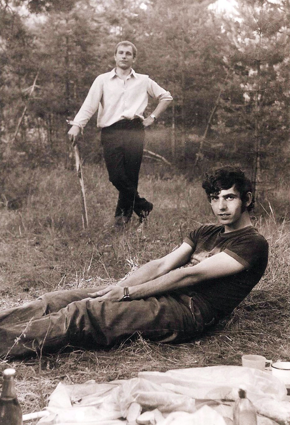 Леонид Бахнов и Сергей Костырко, 1972 год, фото Джейн Гатрелл
