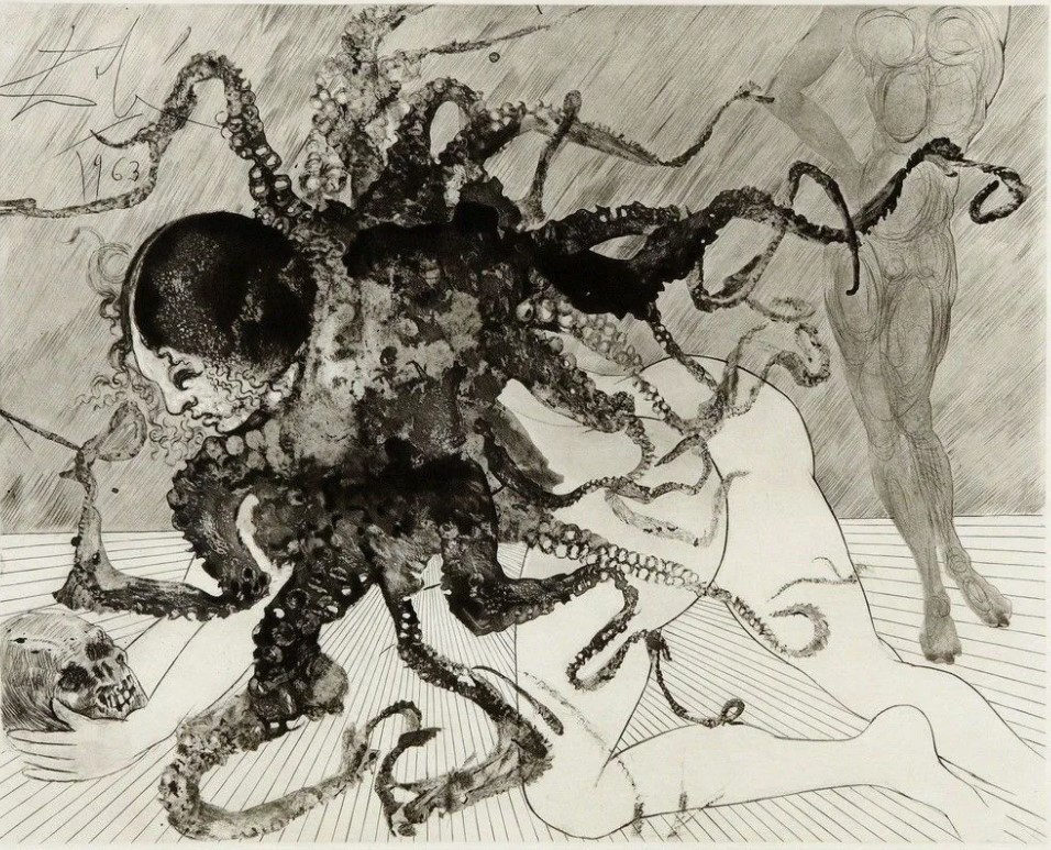 Salvador Dalí, Medusa, 1963