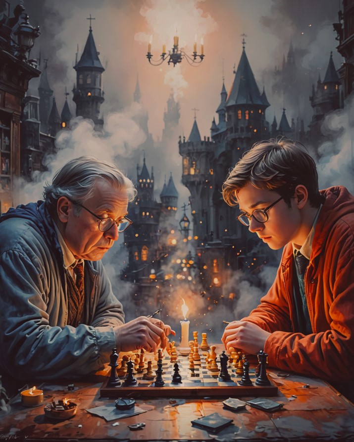 Рисунок нейросети Starryai